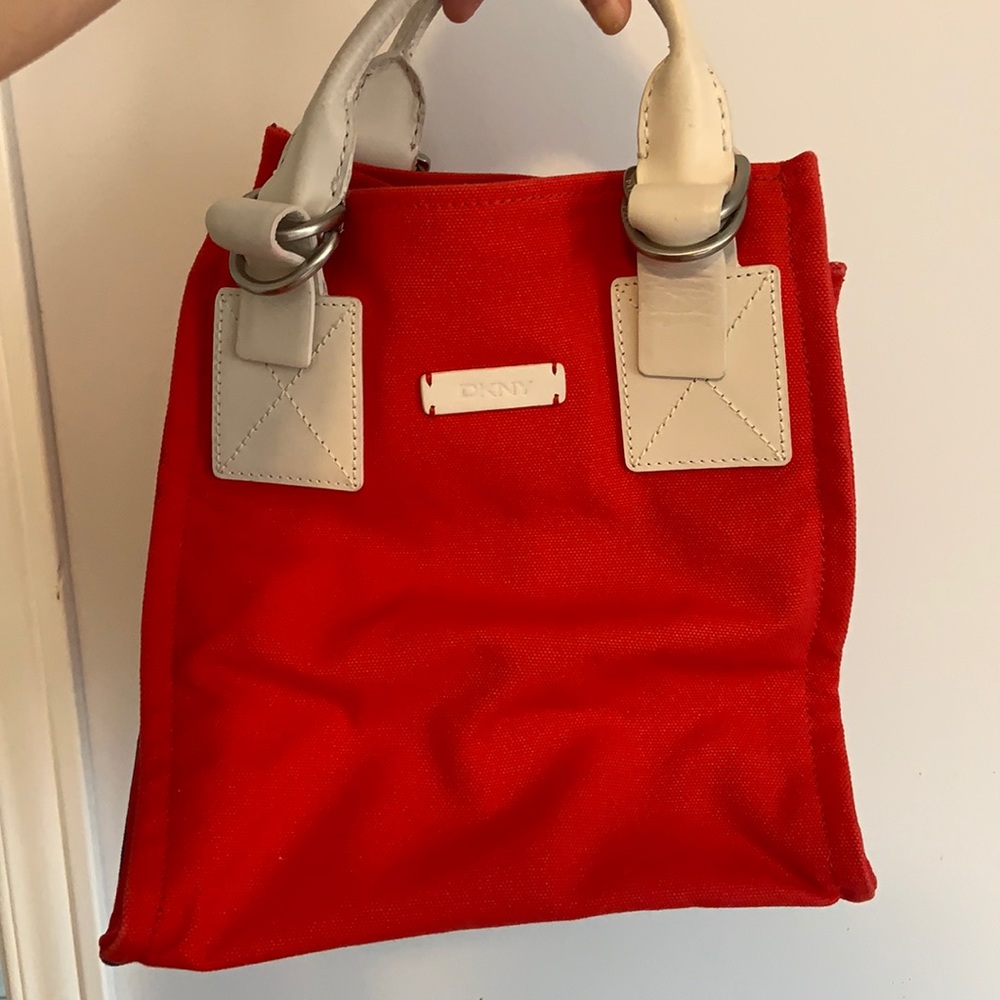 DKNY Red Box/Cube Bag
